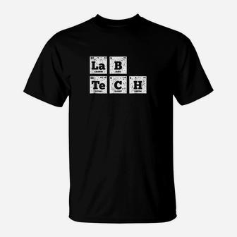 Lab Tech Periodic Table Elements T-Shirt | Crazezy CA