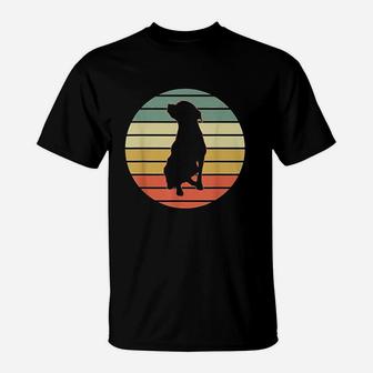 Labrador Retriever Gifts Black Yellow Lab Retro T-Shirt | Crazezy DE