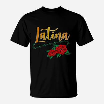 Latina Af Rose T-Shirt | Crazezy AU