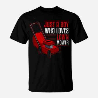 Lawn Mower Mowing Funny Boy Gardening Gardener Mowers Sweatshirt T-Shirt | Crazezy UK