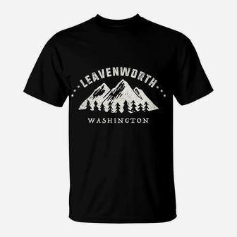 Leavenworth Washington Outdoors Adventure Mountain Graphic T-Shirt | Crazezy AU