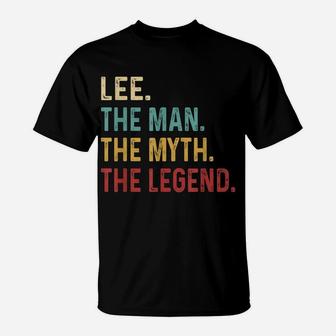 Lee The Man The Myth The Legend T-Shirt | Crazezy