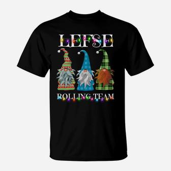 Lefse Making Rolling Team Garden Gnome Christmas Pajamas Sweatshirt T-Shirt | Crazezy CA