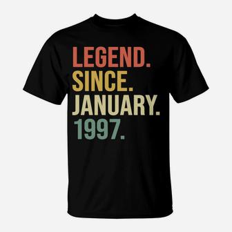 Legend Since January 1997, 23 Years Old, 23Rd Birthday Gift T-Shirt | Crazezy AU