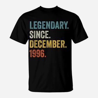 Legendary Since December 1996 25Th Birthday T-Shirt | Crazezy AU