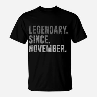 Legendary Since November 1971 50Th Birthday Vintage 1971 Sweatshirt T-Shirt | Crazezy UK