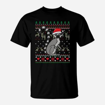 Lemur Christmas Ornament Gift Funny Ugly Sweatshirt T-Shirt | Crazezy