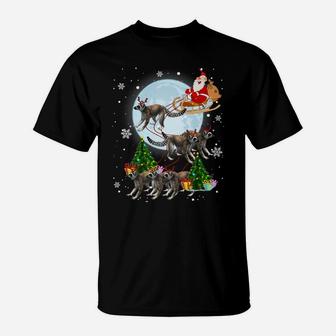 Lemurs Reindeer Christmas Funny Lemurs Lover Xmas Gifts T-Shirt | Crazezy DE