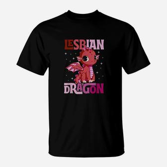 Lesbian Dragon T-Shirt | Crazezy DE