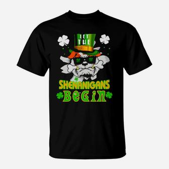 Let The Shenanigans Begin St Patrick Day T-Shirt - Monsterry UK