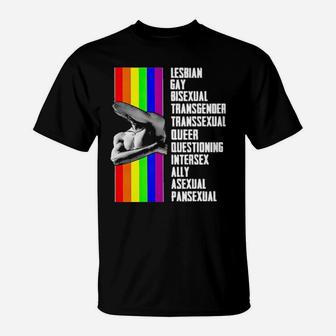 Lgbt People Simple Design T-Shirt - Monsterry