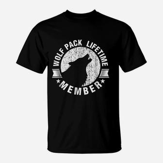 Lifetime Wolf Pack Member T-Shirt - Thegiftio UK