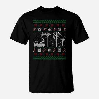 Lineman Sweatshirts For Women Men - Lineman Christmas Gifts Sweatshirt T-Shirt | Crazezy DE