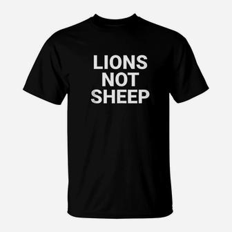 Lions Not Sheep T-Shirt | Crazezy DE