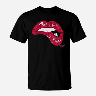 Lips Lip T-Shirt | Crazezy