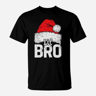 Little Brother Santa Christmas Family Matching Xmas Boys T-Shirt | Crazezy CA
