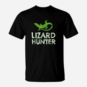 Lizard Lover Hunter Anole Reptile Boy Gift Birthday T-Shirt | Crazezy DE