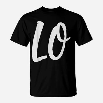 Lo Ve Love Matching Couple Husband Wife Valentine's Day Gift T-Shirt | Crazezy