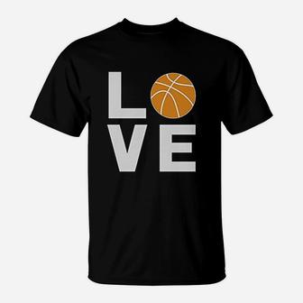 Love Basketball Gift Idea For Basketball T-Shirt - Thegiftio UK