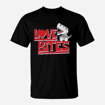 Love Bites Dinosaur T-Shirt | Crazezy AU
