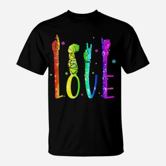Love Lgbt Pride T-Shirt - Monsterry
