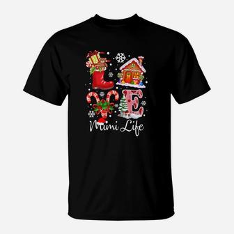 Love Mimi Life Christmas - Grandma Gift Sweatshirt T-Shirt | Crazezy DE