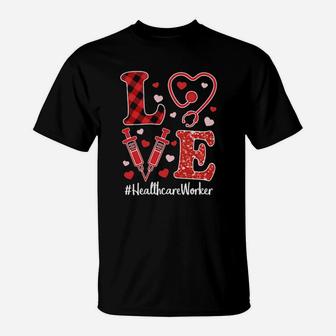 Love Nurse Valentine Healthcare Worker T-Shirt - Monsterry UK