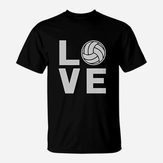Love Volleyball For Volleyball Fans T-Shirt - Thegiftio