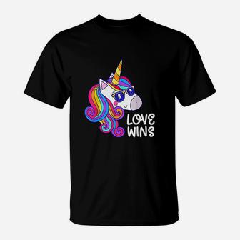 Love Wins Unicorn T-Shirt - Thegiftio UK
