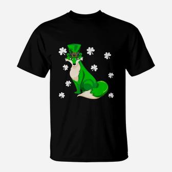 Lucky Fox St Patrick Day T-Shirt - Thegiftio