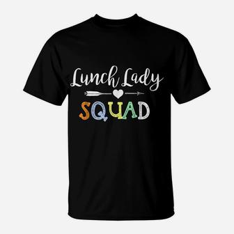 Lunch Lady Squad Tee Shirt Tshirt Teacher Appreciation T-Shirt | Crazezy