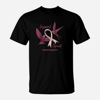 Lung Awareness Support Squad T-Shirt | Crazezy