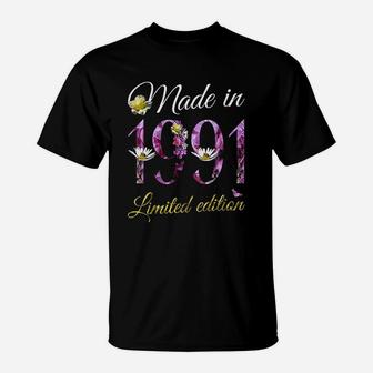 Made In 1991 30Th Birthday T-Shirt | Crazezy AU