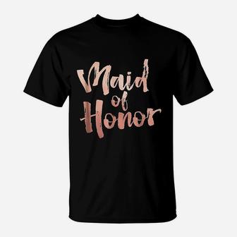 Maid Of Honor T-Shirt | Crazezy UK