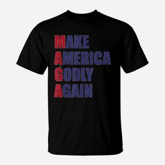 Make America Godly Again Christian Quote T-Shirt - Thegiftio UK