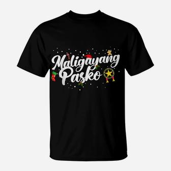 Maligayang Pasko Filipino Christmas T-Shirt | Crazezy