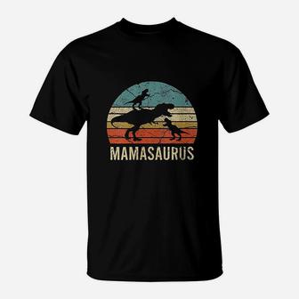 Mama Dinosaur Funny T-Shirt | Crazezy AU