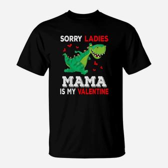 Mama Is My Valentine T-Shirt - Monsterry AU