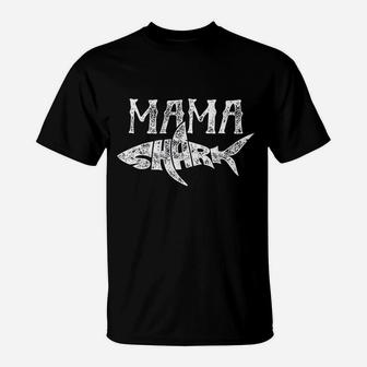 Mama Shark Family Matching Moms Women Jawsome Gift T-Shirt | Crazezy AU