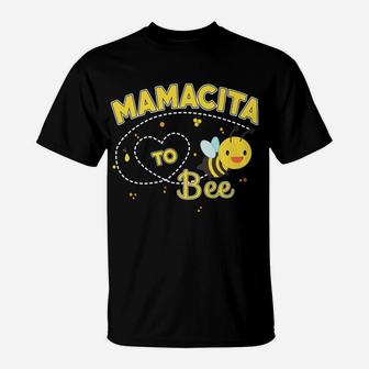 Mamacita To Bee Funny And Cute Soon To Be New Baby Mommy T-Shirt | Crazezy