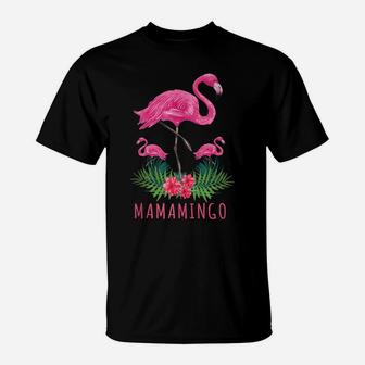 Mamamingo Funny Mom Flamingo With Kids Cute Mothers Day Gift T-Shirt | Crazezy CA