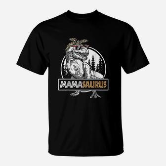 Mamasaurus Dinosaur Mama T-Shirt | Crazezy UK