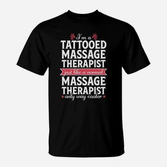 Massage Therapist Tattoo Physical Therapy T-Shirt - Monsterry