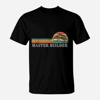 Master Builder Block Building T-Shirt | Crazezy AU