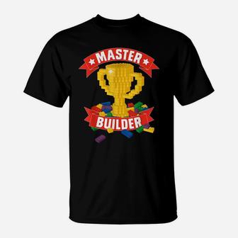 Master Builder Building Blocks T-Shirt | Crazezy CA
