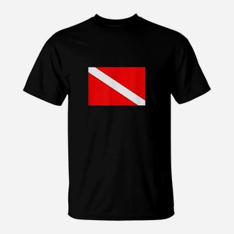 Master Diver Scuba Diving Flag T-Shirt - Thegiftio UK