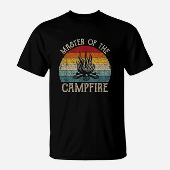 Master Of The Campfire Camping T-Shirt | Crazezy UK