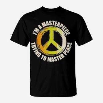 Masterpiece Master Peacetal Health Anxiety Depression T-Shirt - Monsterry
