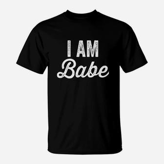 Matching Couples If Lost Return To Babe I Am Babe T-Shirt | Crazezy
