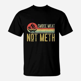 Meat Not Bbq Grill Grilling Vintage T-Shirt | Crazezy UK